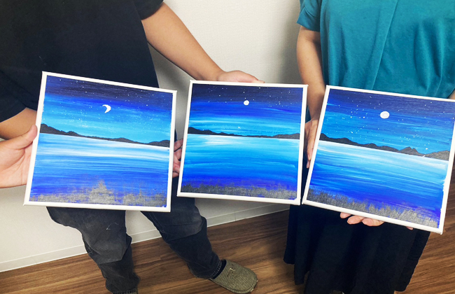 アクリル画集中講座